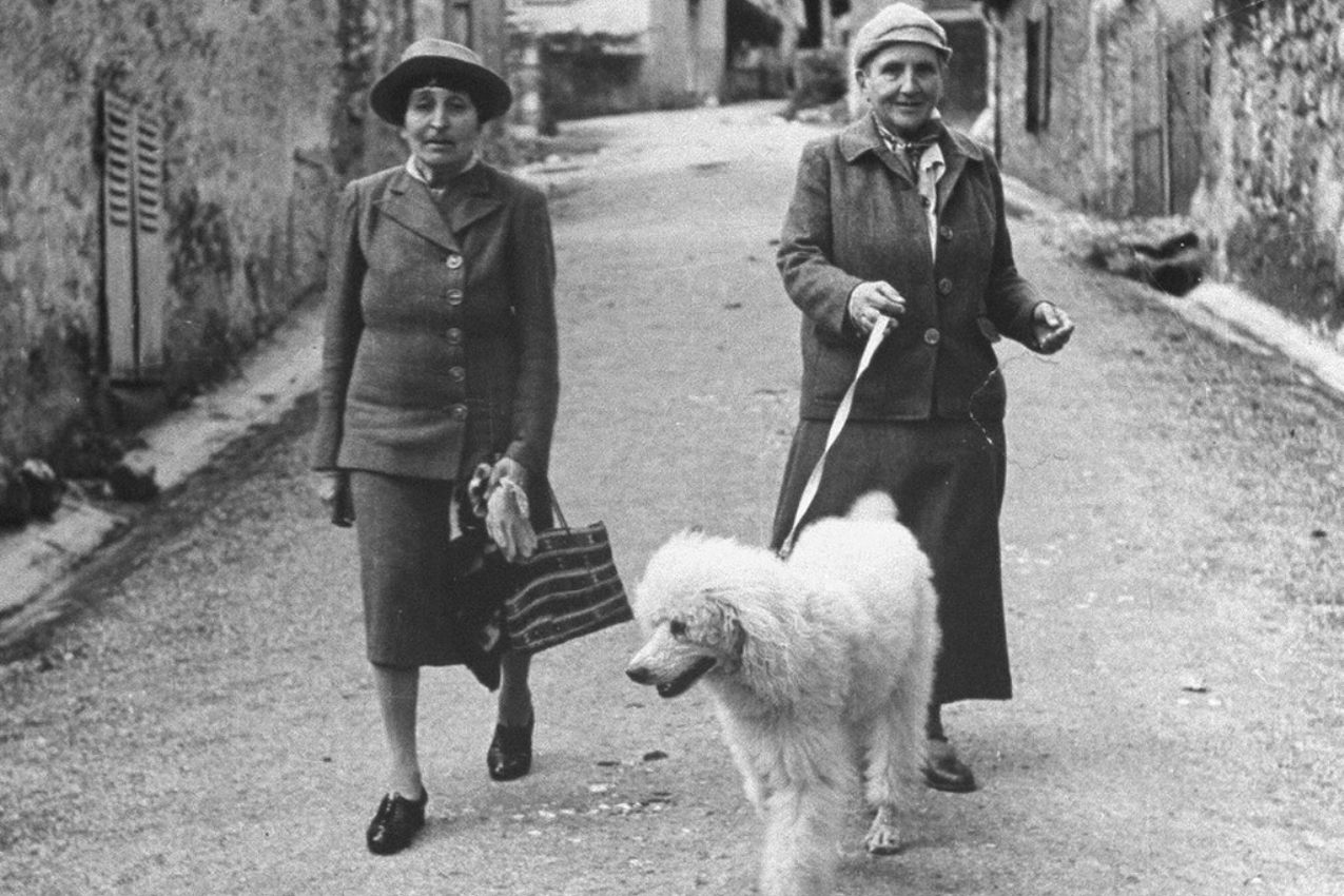 Gertrude Stein and Alice B. Toklas in Francia 1944