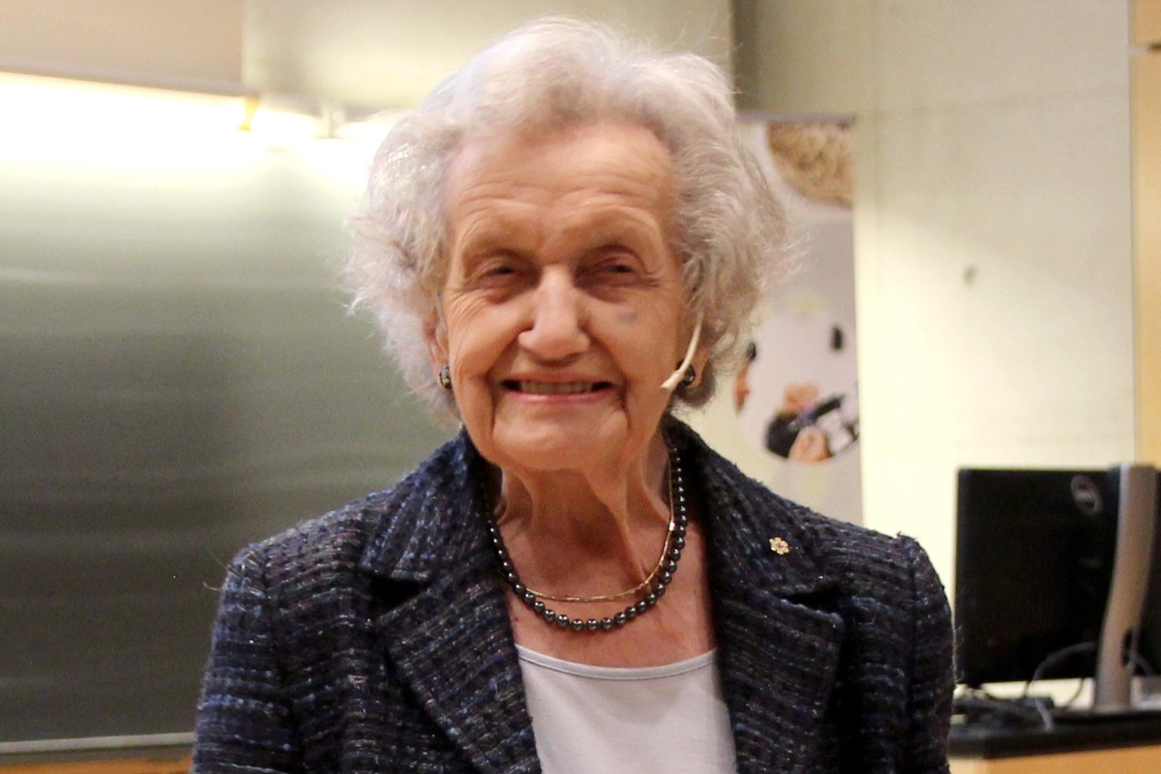 Brenda Milner - 2014 - Foto di Per Henning-NTNU