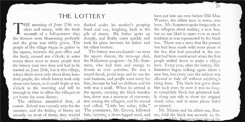 the_lottery_shirley -jackson