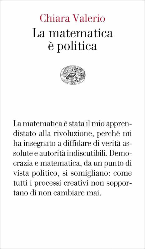 chiara valerio - la matematica è politica