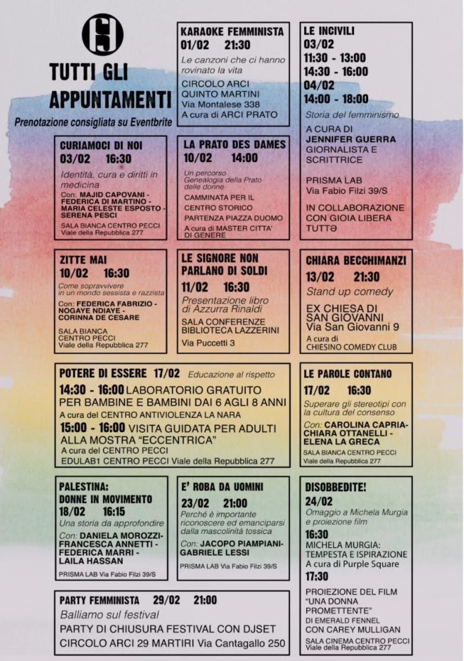 festival femminista 2024 - programma